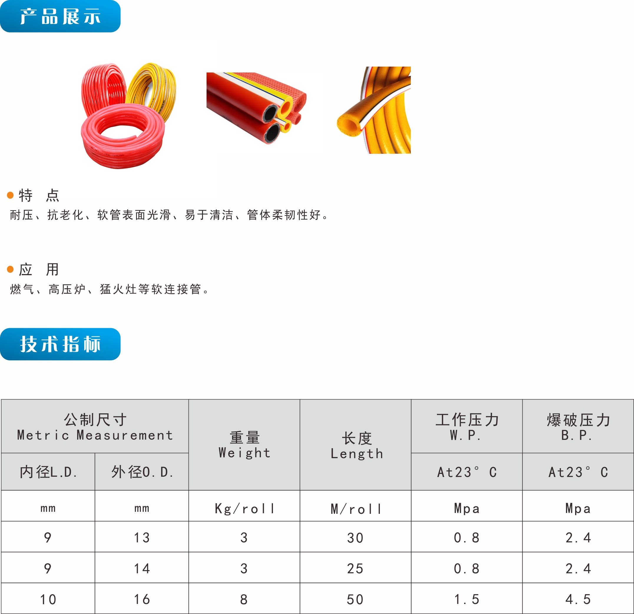 高級PVC煤氣軟管(圖1)